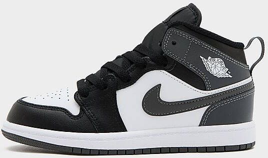 Jordan Air 1 Mid Children Black White Iron Grey Kind Black White Iron Grey