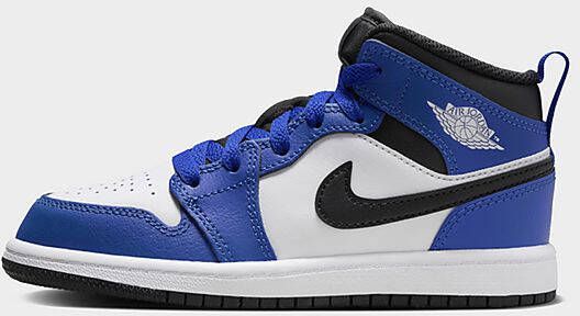 Jordan Air 1 Mid Children Game Royal White Black Kind Game Royal White Black