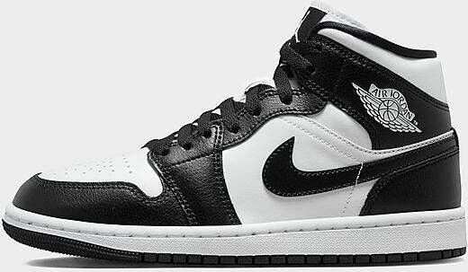 Jordan Wmns Air 1 Mid Basketball Schoenen white black white maat: 36 beschikbare maaten:36.5 37.5 38.5 39 40.5 41 42 36 - Foto 2