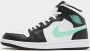 Jordan Air 1 Mid Heren White Black Green Glow- Heren White Black Green Glow - Thumbnail 2