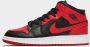 Nike Air Jordan 1 Mid (GS) Black Gym Red-White Banned - Thumbnail 2