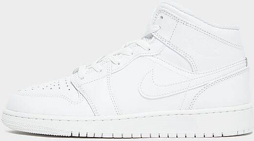 Jordan Air 1 Mid Junior White Kind White