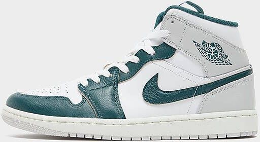 Jordan Air 1 Mid SE White Sail Neutral Grey Oxidised Green- Heren White Sail Neutral Grey Oxidised Green