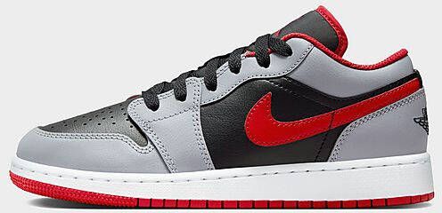 Jordan AJ 1 LO GS Black Ce t Grey White Fire Red Black Ce t Grey White Fire Red