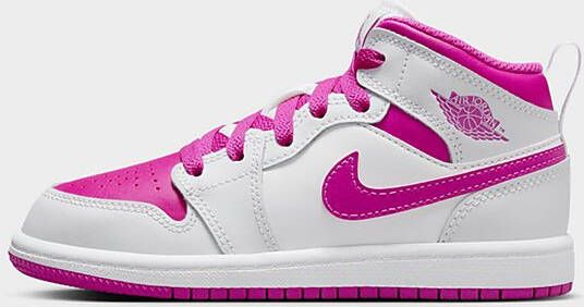 Jordan Air 1 Mid Children Iris Whisper White Fire Pink Kind Iris Whisper White Fire Pink