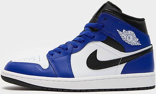 Jordan Schoenen Air 1 Mid Game Royal White Black- Heren Game Royal White Black