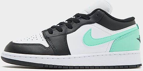 Jordan Kinderschoenen Air 1 Low White Green Glow Black- Heren White Green Glow Black