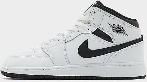 Jordan Kinderschoenen Air 1 Mid White White Black Black