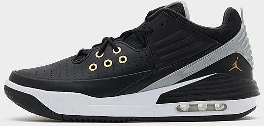 Jordan Max Aura 5 Black White Wolf Grey Metallic Gold- Heren Black White Wolf Grey Metallic Gold