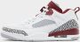 Jordan SPIZIKE LOW White Wolf Grey Anthracite Team Red- Heren White Wolf Grey Anthracite Team Red - Thumbnail 1