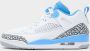 Jordan Spizike Low White Wolf Grey Anthracite University Blue- Heren White Wolf Grey Anthracite University Blue - Thumbnail 1