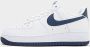 Nike Air Force 1 '07 LV8 Dames White White Midnight Navy- Heren White White Midnight Navy - Thumbnail 2