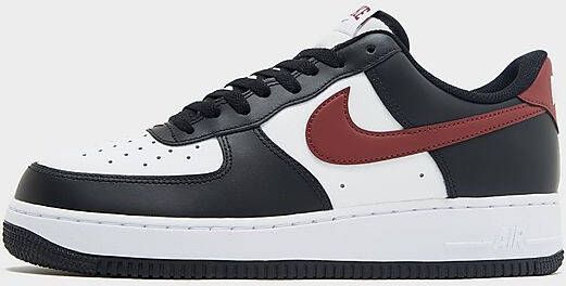 Nike Air Force 1 Heren Black Summit White White Dark Team Red- Heren Black Summit White White Dark Team Red