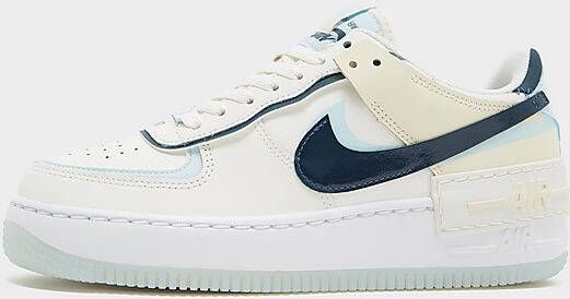 Nike Damesschoenen Air Force 1 Shadow Sail Glacier Blue Coconut Milk Armoury Navy- Dames Sail Glacier Blue Coconut Milk Armoury Navy