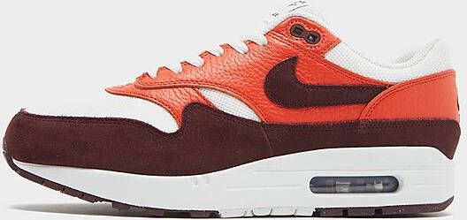 Nike Herenschoenen Air Max 1 Summit White Picante Red Burgundy Crush- Heren Summit White Picante Red Burgundy Crush