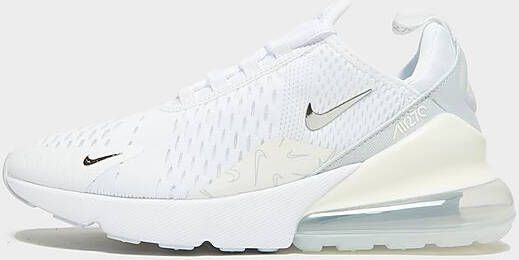 Nike Air Max 270 Dames White Pure Platinum Sail Metallic Silver Dames