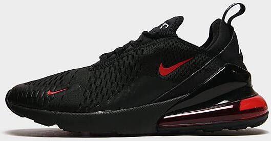 nike air max 270 black and white and red