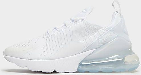 Nike Air Max 270 Older Kids Shoe White Metallic Silver White