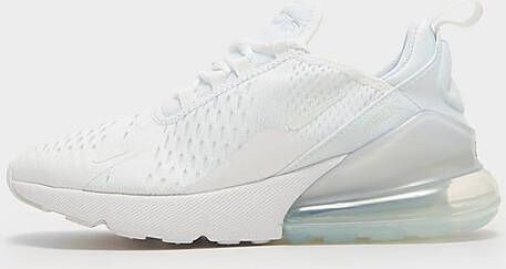 Nike Air Max 270 Older Kids' Shoe White Metallic Silver White Metallic Silver White