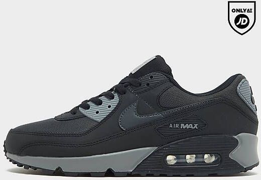 Nike Herenschoenen Air Max 90 Black Cool Grey Metallic Silver Anthracite- Heren Black Cool Grey Metallic Silver Anthracite