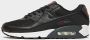 Nike Air Max 90 Black University Red White Dark Smoke Grey - Thumbnail 3