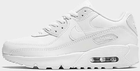 Nike Air Max 90 LTR Kids White Metallic Silver White White Kind White Metallic Silver White White