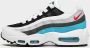 Nike Air Max 95 Junior White Chlorine Blue Black Light Fusion Red Kind - Thumbnail 2