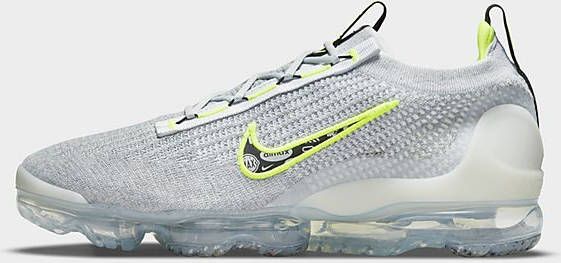 Nike Air VaporMax 2021 Heren Wolf Grey White Volt Black Heren