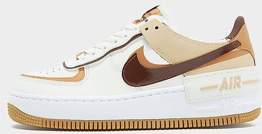 Nike Damesschoenen Air Force 1 Shadow Sail Flax Sesame Brown