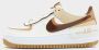 Nike Damesschoenen Air Force 1 Shadow Sail Flax Sesame Brown - Thumbnail 1