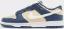 Nike Damesschoenen Dunk Low Midnight Navy Team Gold White- Dames Midnight Navy Team Gold White - Thumbnail 4