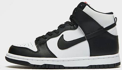 nike dunk black and white junior