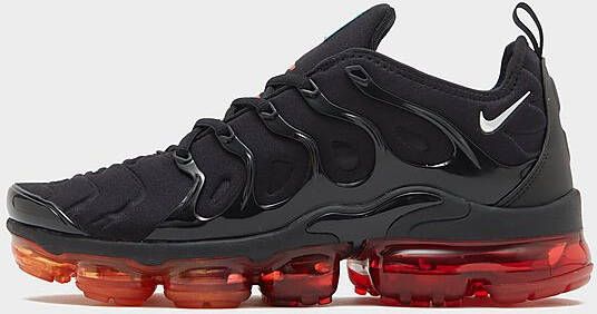 Nike Herenschoen Air VaporMax Plus Black Magma Orange University Red Light Smoke Grey- Heren Black Magma Orange University Red Light Smoke Grey