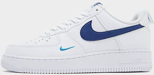 Nike Herenschoenen Air Force 1 '07 White Light Photo Blue Deep Royal Blue- Heren White Light Photo Blue Deep Royal Blue