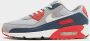 Nike Herenschoenen Air Max 90 Light Smoke Grey Armoury Navy Fire Red Phantom- Heren Light Smoke Grey Armoury Navy Fire Red Phantom - Thumbnail 2