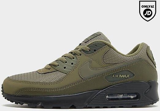 Nike Herenschoenen Air Max 90 Medium Olive Black Cargo Khaki- Heren Medium Olive Black Cargo Khaki