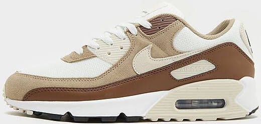 Nike Herenschoenen Air Max 90 Summit White Khaki Light Orewood Brown Black- Heren Summit White Khaki Light Orewood Brown Black