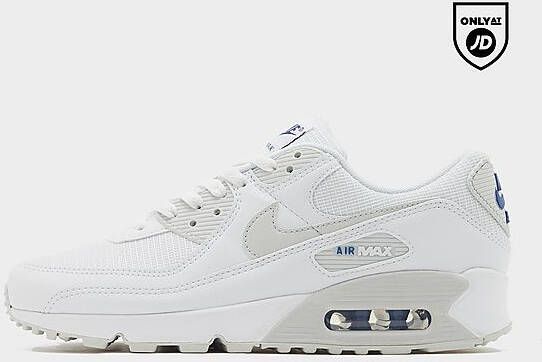 Nike Herenschoenen Air Max 90 Team White Game Royal Photon Dust- Heren Team White Game Royal Photon Dust