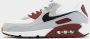 Nike Herenschoenen Air Max 90 White Dark Team Red Pure Platinum Black- Heren White Dark Team Red Pure Platinum Black - Thumbnail 2