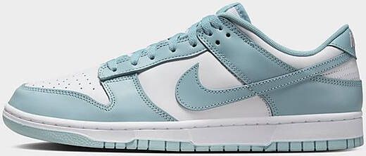 Nike Herenschoen Dunk Low Retro White Denim Turquoise- Heren White Denim Turquoise