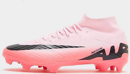 Nike High-top voetbalschoen (meerdere ondergronden) Mercurial Superfly 9 Academy Pink Foam Black- Heren Pink Foam Black