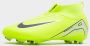 Nike High-top voetbalschoenen voor kleuters kids (meerdere ondergronden) Jr. Mercurial Superfly 10 Academy Volt Black - Thumbnail 2