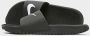 Nike Kawa Slide Bgp Slippers Black White - Thumbnail 9