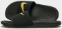 Nike Kawa Younger Older Kids' Slide Black Metallic Gold Kind Black Metallic Gold - Thumbnail 10