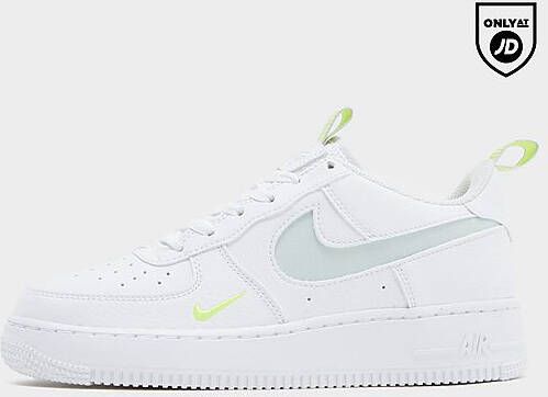 Nike Kinderschoenen Air Force 1 LV8 4 White Volt Light Silver White Volt Light Silver