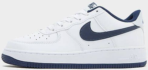 Nike Kinderschoenen Air Force 1 White Football Grey Midnight Navy White Football Grey Midnight Navy