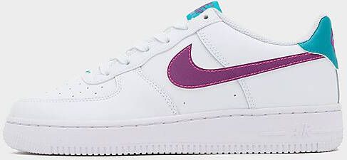 Nike Kinderschoenen Air Force 1 White Hyper Pink Aquamarine Viotech White Hyper Pink Aquamarine Viotech