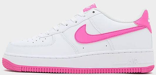 Nike Kinderschoenen Air Force 1 White Laser Fuchsia White Laser Fuchsia