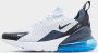 Nike Kinderschoenen Air Max 270 Football Grey Thunder Blue Photo Blue Black Football Grey Thunder Blue Photo Blue Black - Thumbnail 2