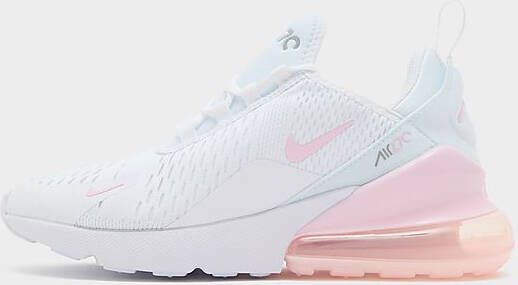 Nike Kinderschoenen Air Max 270 White Light Smoke Grey Pink Foam Kind White Light Smoke Grey Pink Foam